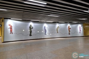 Bencoolen MRT Station - Art In Transit 'Tracing Memories'
