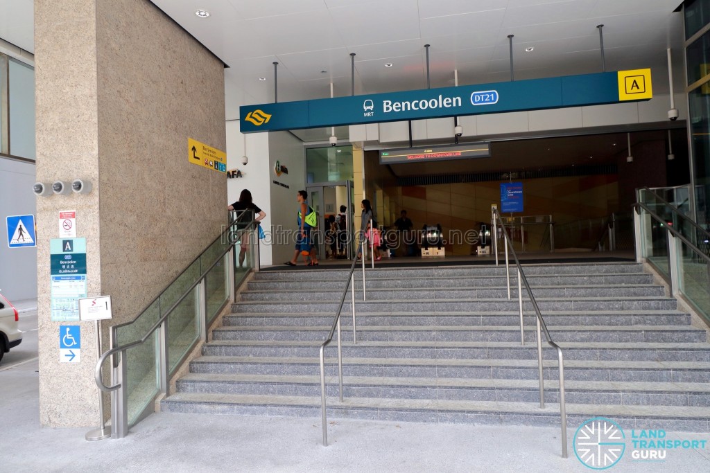 Bencoolen MRT Station - Exit A