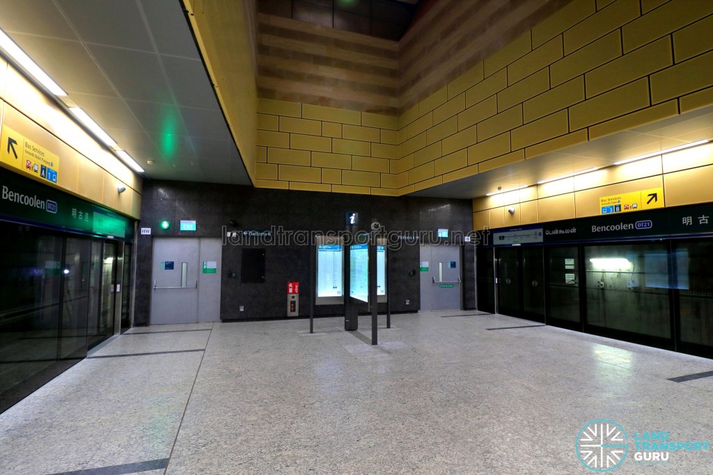 Bencoolen MRT Station - Platform Level (B6)