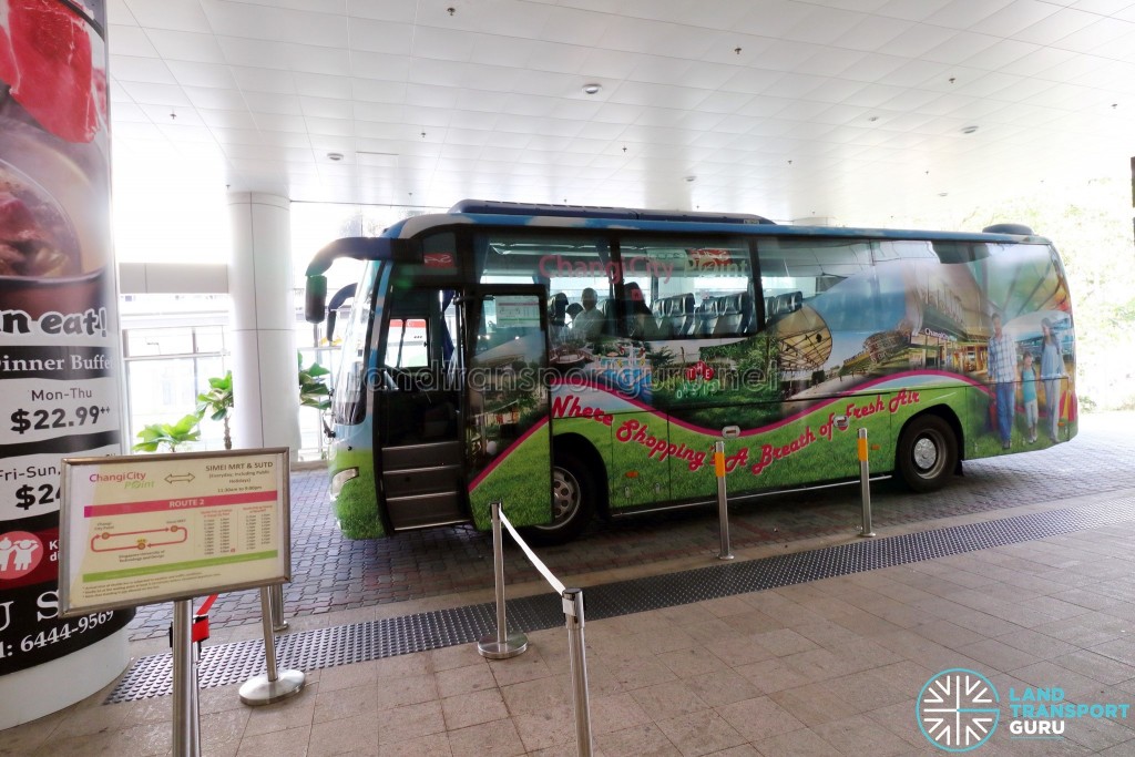 Changi City Point Shuttle Bus Pickup Point