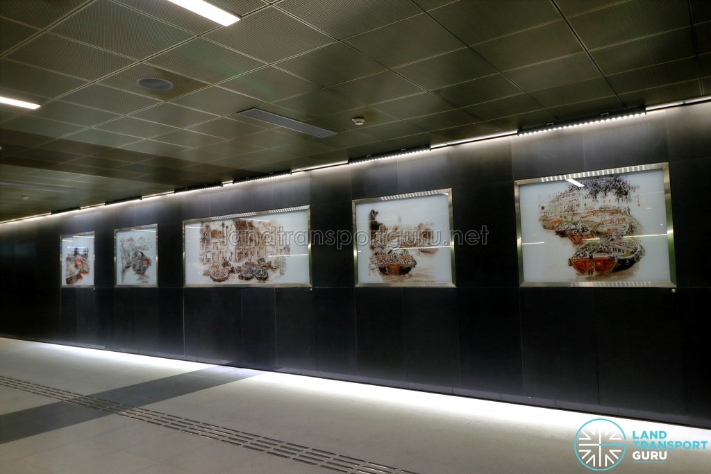 Fort Canning MRT Station - Art In Transit 'Through His Eyes'