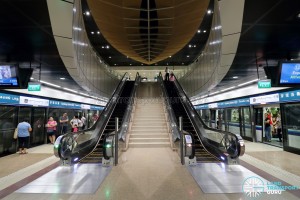Geylang Bahru MRT Station - Escalators to Concourse (B3)