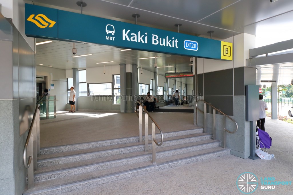 Kaki Bukit MRT Station - Exit B