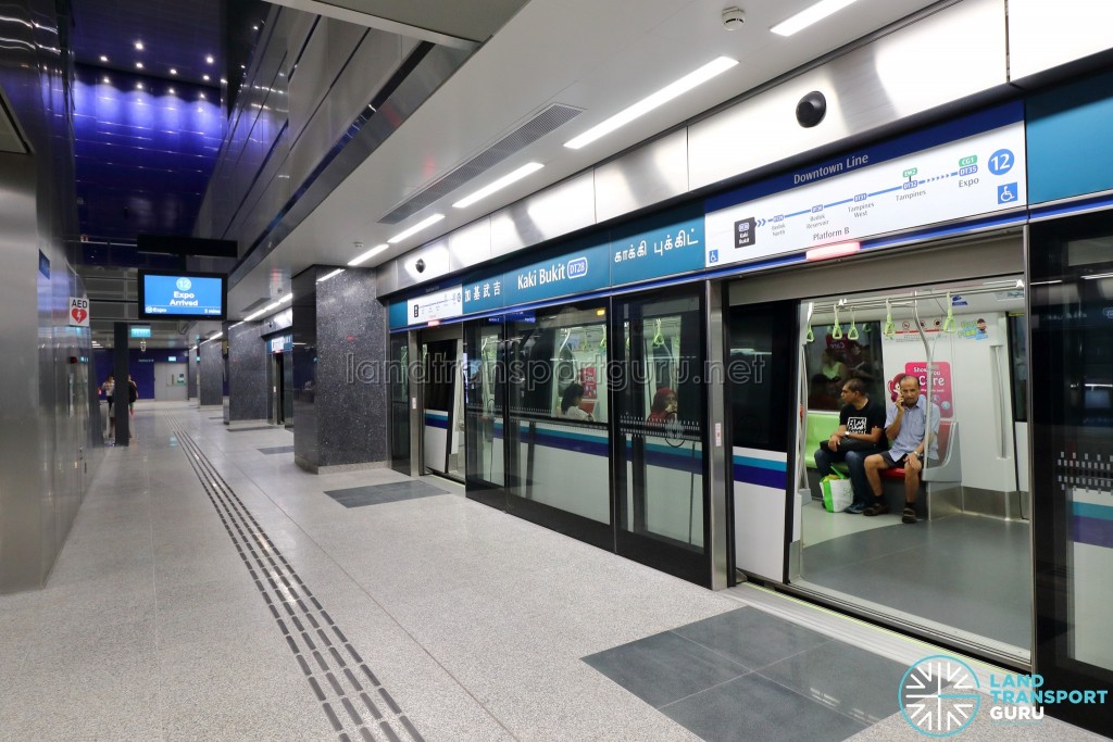 Kaki Bukit MRT Station - Platform B