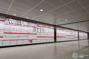 MacPherson MRT Station - Art In Transit 'Trail of Thoughts'