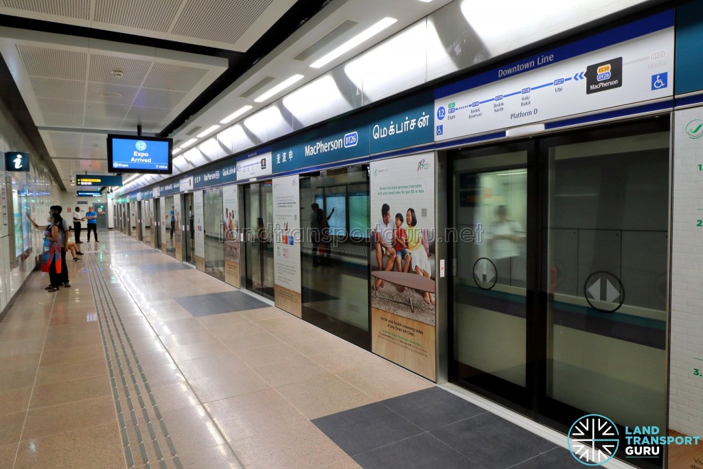 MacPherson MRT Station - Platform D