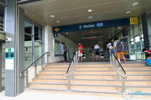 Mattar MRT Station - Exit A