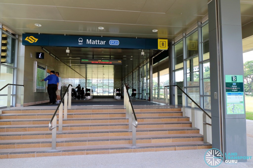Mattar MRT Station - Exit B