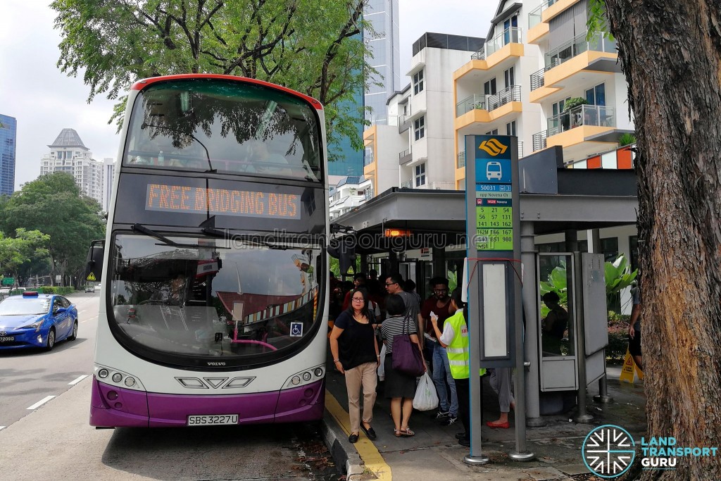 SBS Transit also deployed buses on both days