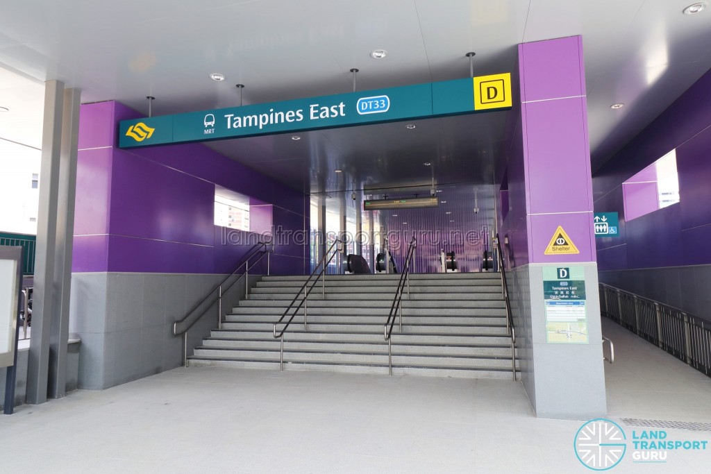 Tampines East MRT Station - Exit D