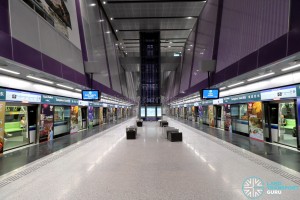 Tampines East MRT Station - Platform level (B3)