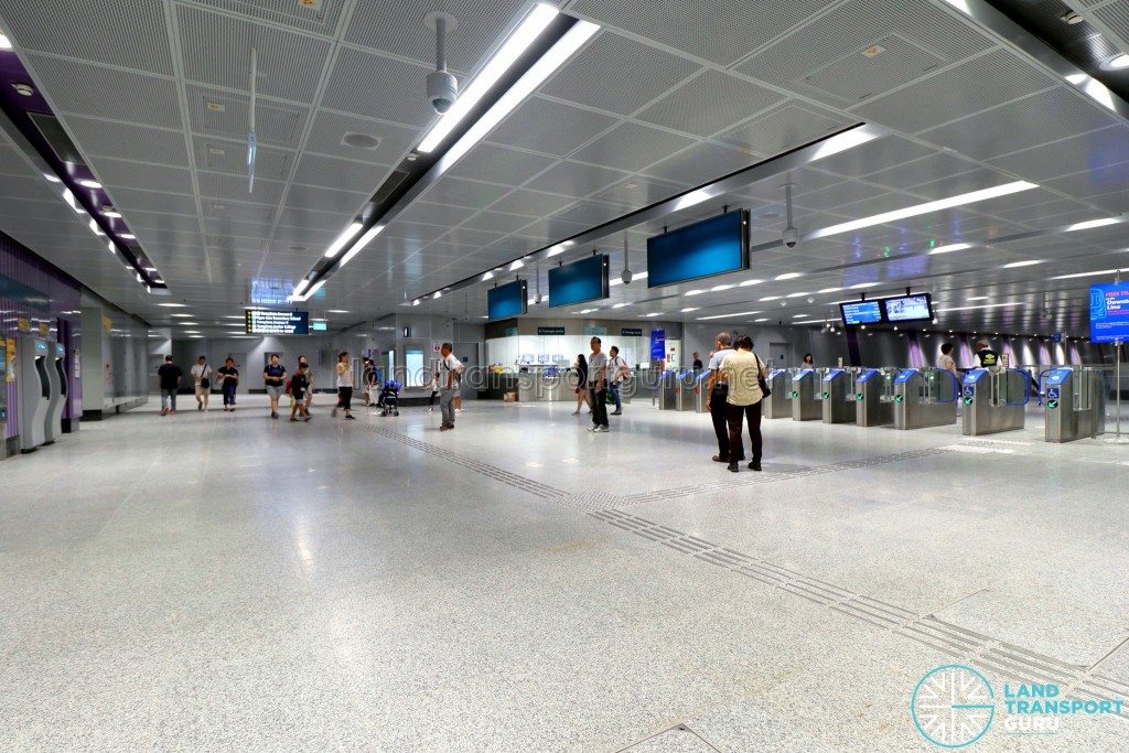 Tampines East MRT Station - Ticket Concourse (B1)