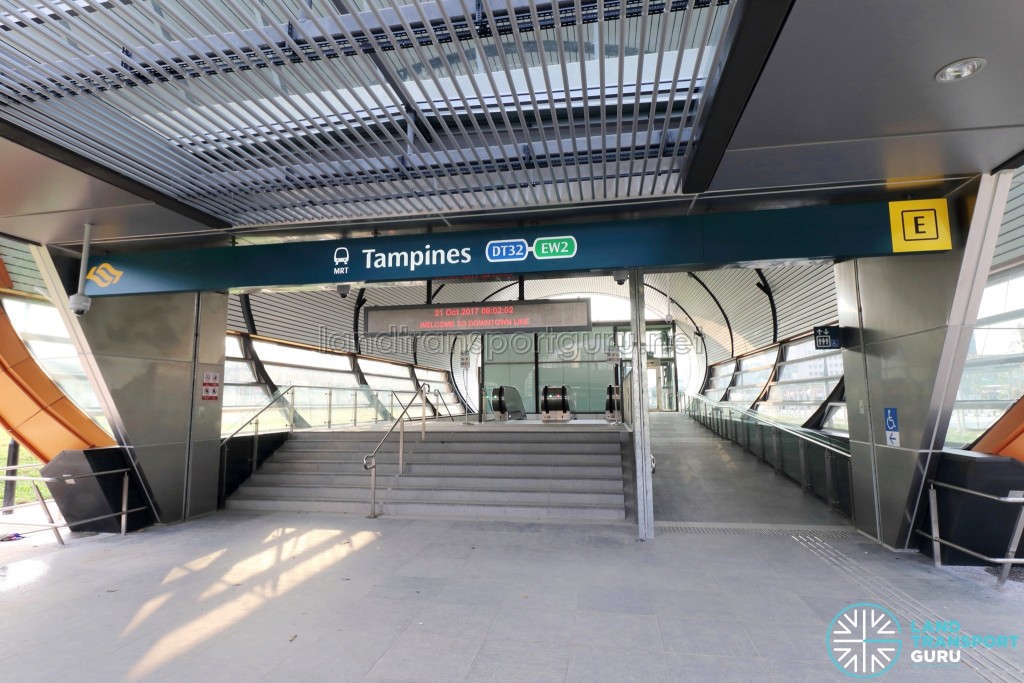 Tampines MRT Station - Exit E to Tampines Concourse