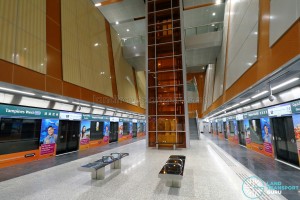 Tampines West MRT Station - Platform Level (B3)