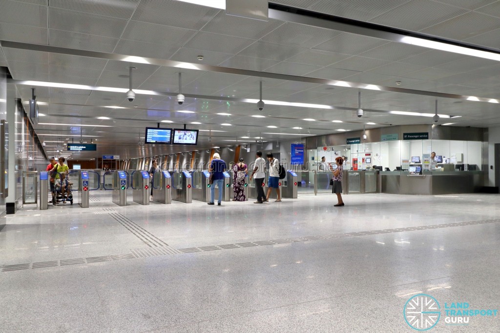 Tampines West MRT Station - Ticket Concourse (B1)