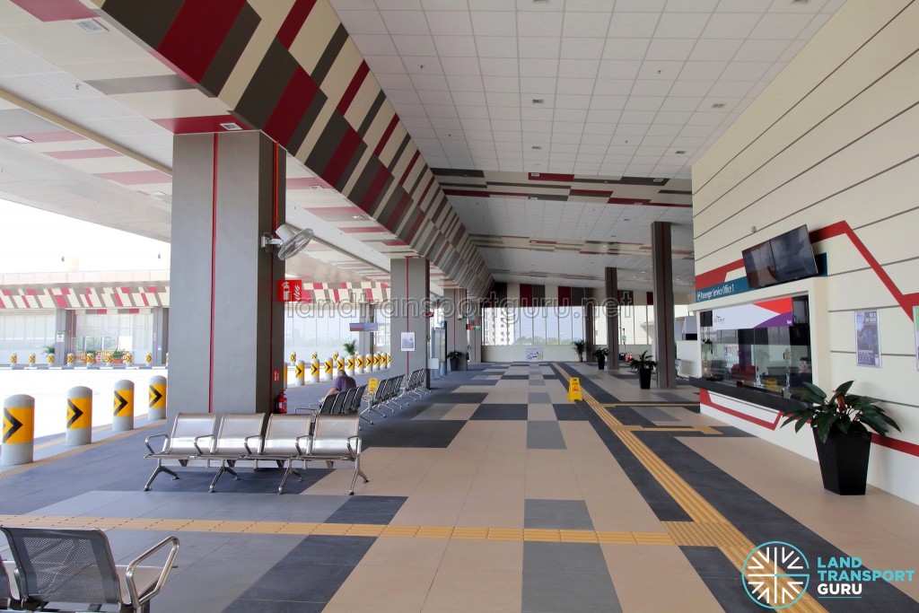 Tuas Bus Terminal - Concourse interior, near boarding berth
