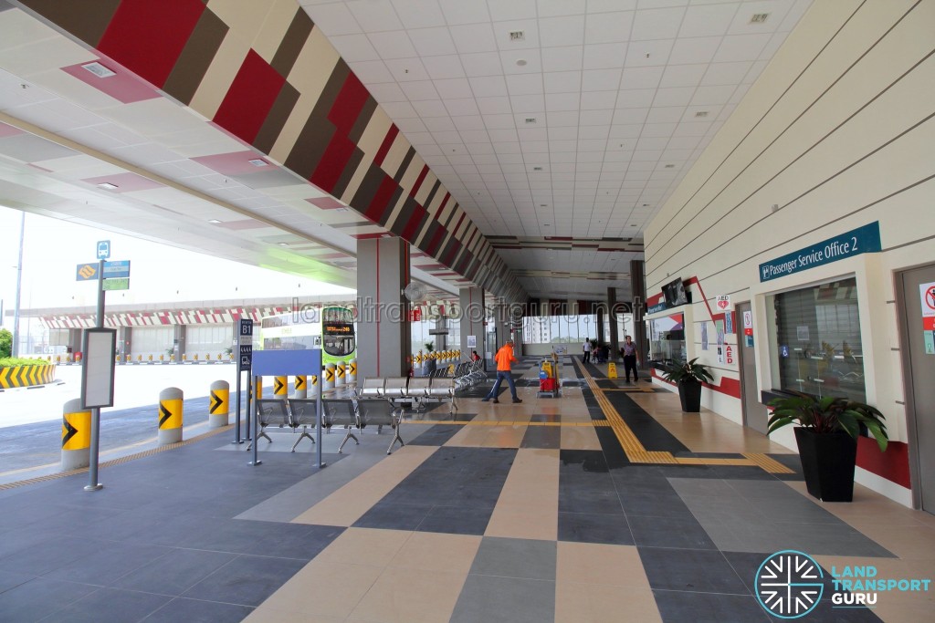 Tuas Bus Terminal - Concourse interior near boarding berth