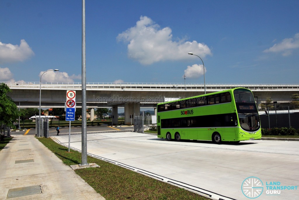 Tuas Bus Terminal - Vehicular ingress and egress