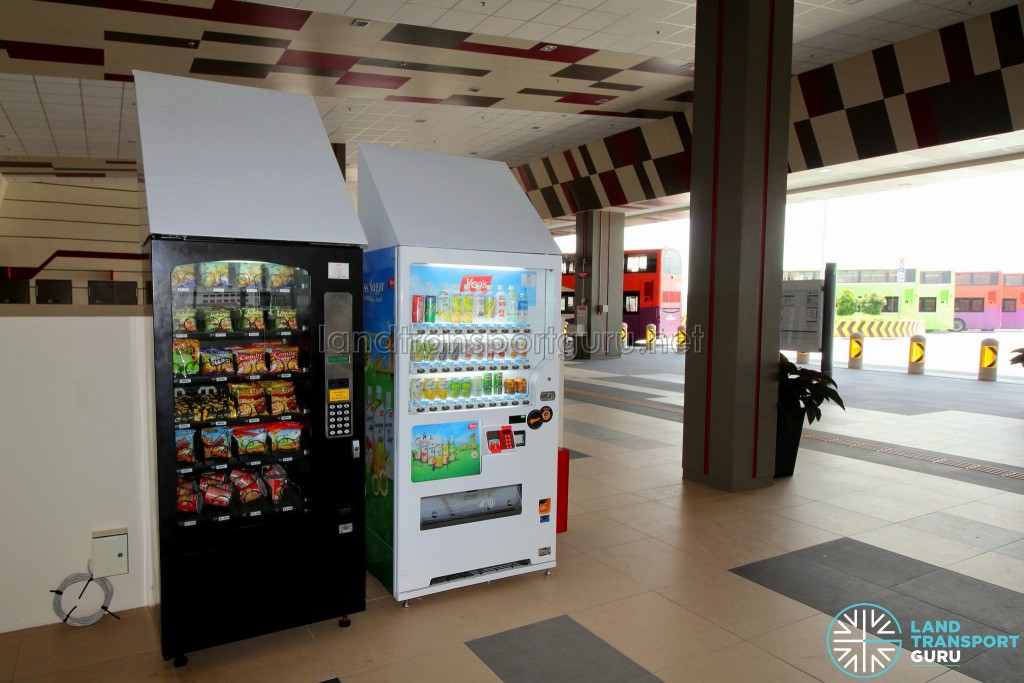 Tuas Bus Terminal - Vending machines