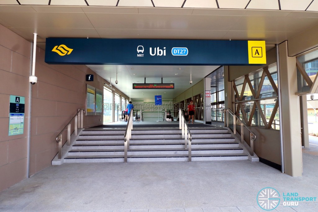 Ubi MRT Station - Exit A