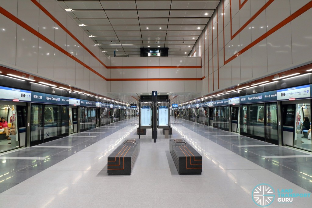 Upper Changi MRT Station - Platform level