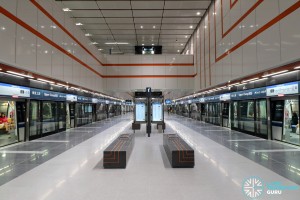 Upper Changi MRT Station - Platform level