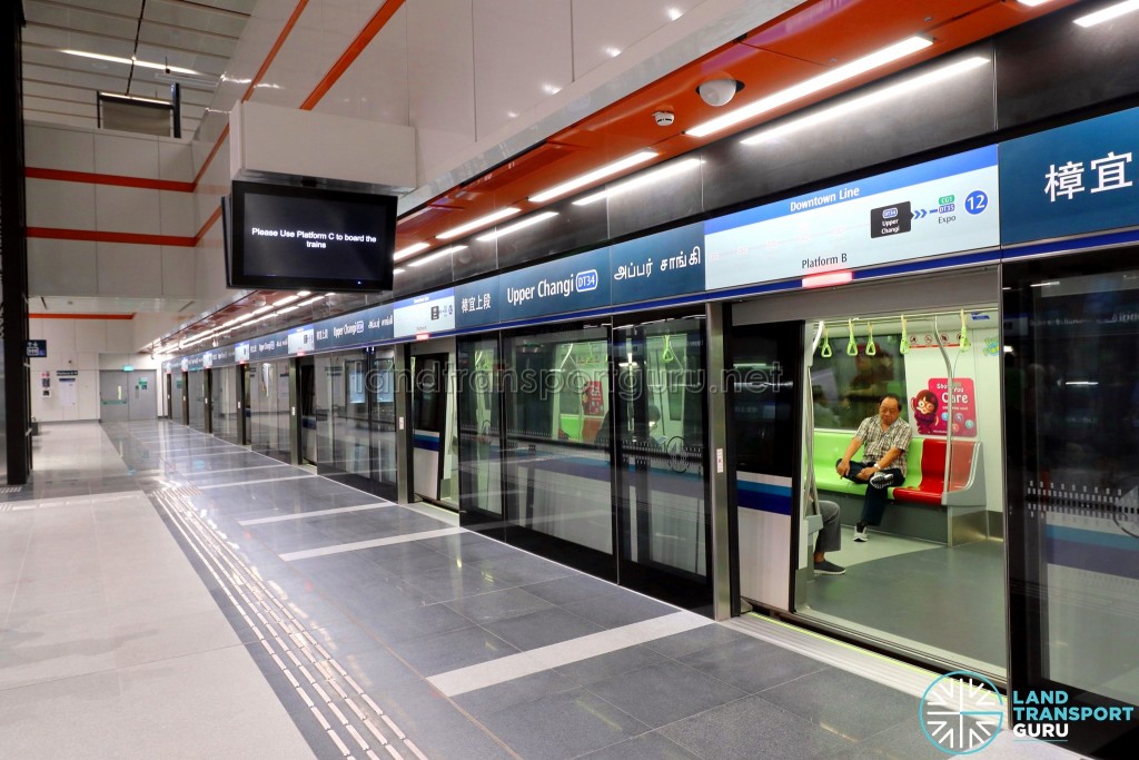 Upper Changi MRT Station - Platform B