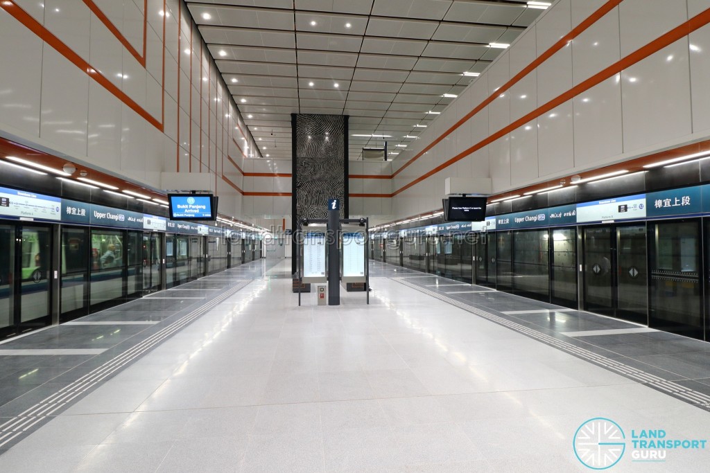 Upper Changi MRT Station - Platform Level (B4)