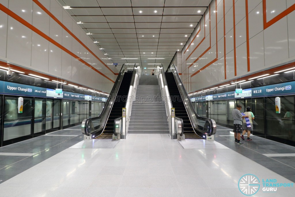 Upper Changi MRT Station - Platform Level (B4)