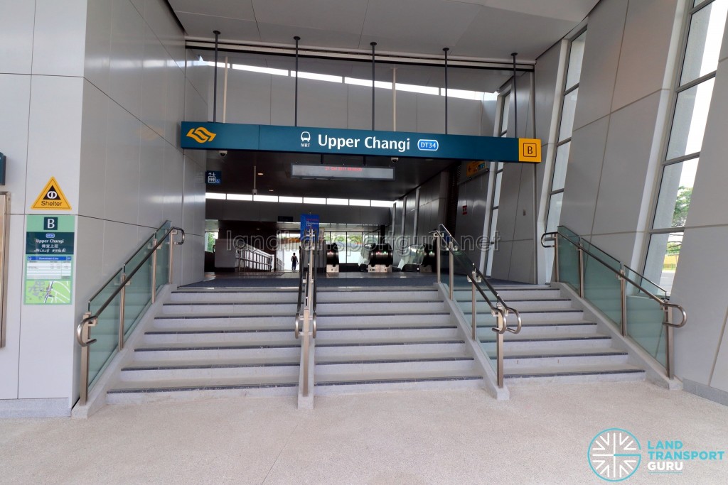 Upper Changi MRT Station - Exit B