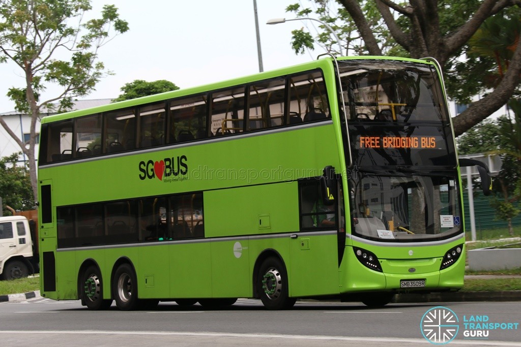 Tower Transit Alexander Dennis Enviro500 (SMB3509R) - Tuas West Extension Bridging Bus