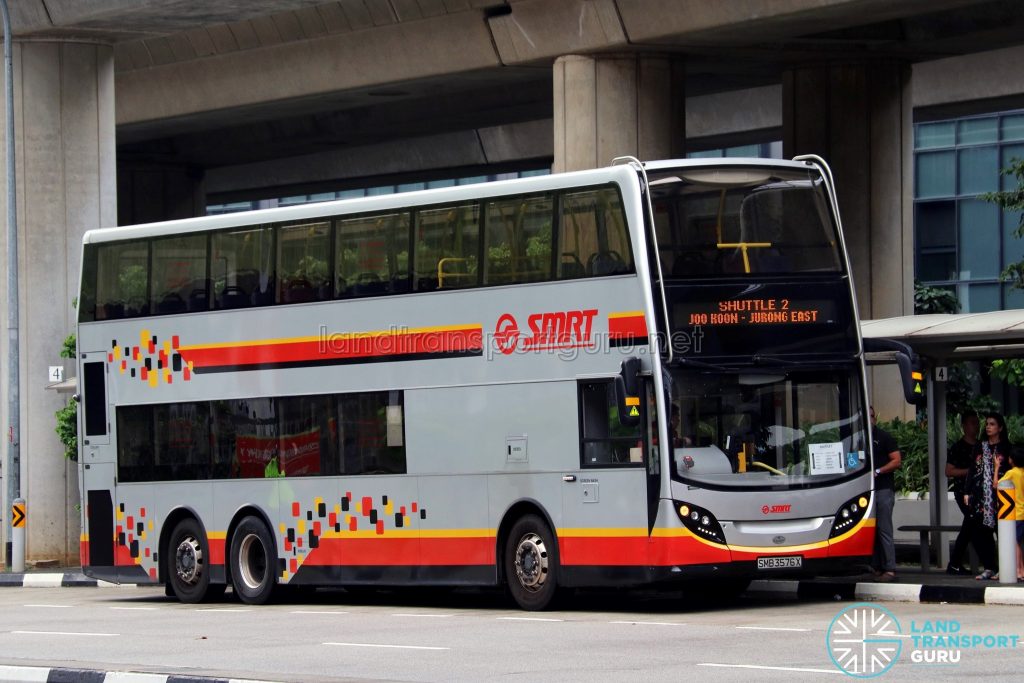 SMRT Alexander Dennis Enviro500 (SMB3576X) - Shuttle 2: Jurong East—Joo Koon
