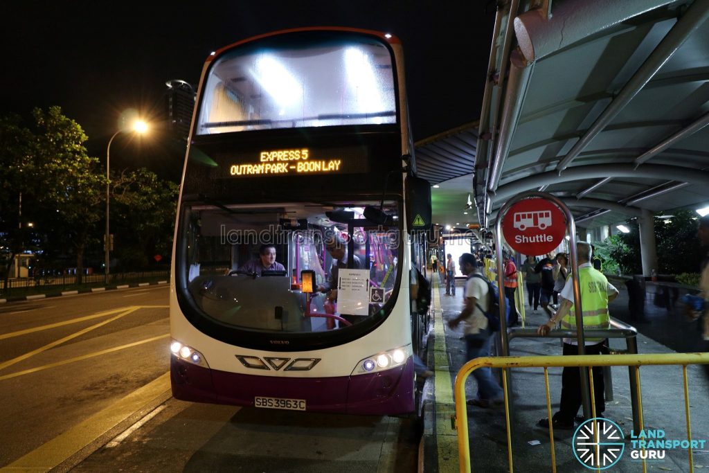 SBS Transit Volvo B9TL Wright (SBS3963C) - Express 5: Outram Park - Boon Lay