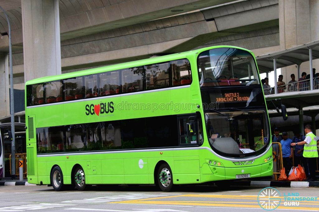 Tower Transit Volvo B9TL Wright (SG5018E) - Shuttle 2: Jurong East—Joo Koon