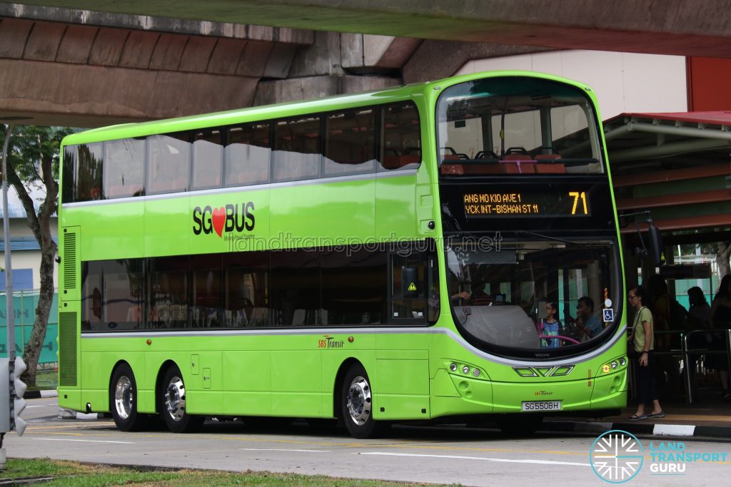 SBS Transit Volvo B9TL Wright (SG5508H) - Service 71