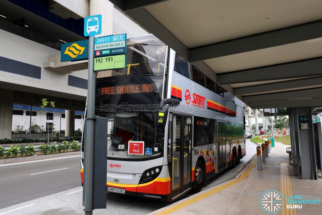 Joo Koon—Gul Circle Free Shuttle Bus Service at Gul Circle