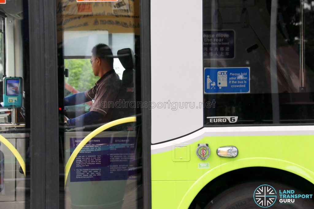 SBS Transit MAN A95 (SG2017C) - Euro 6 Badging