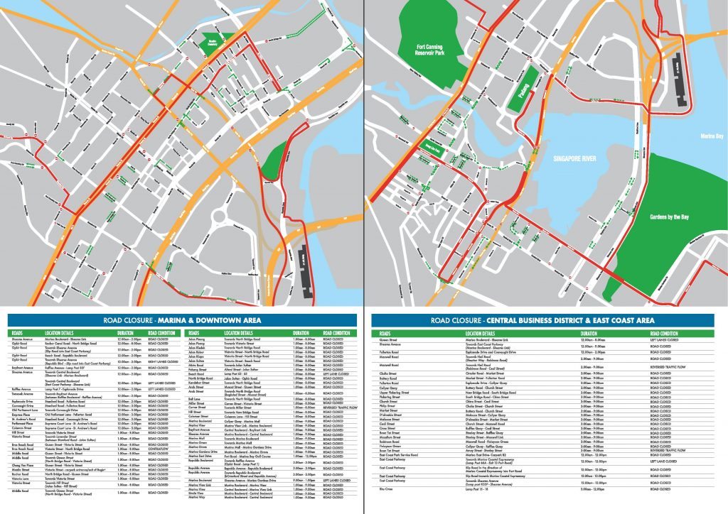 Standard Chartered Singapore Marathon - Traffic Advisory (Pg 2)