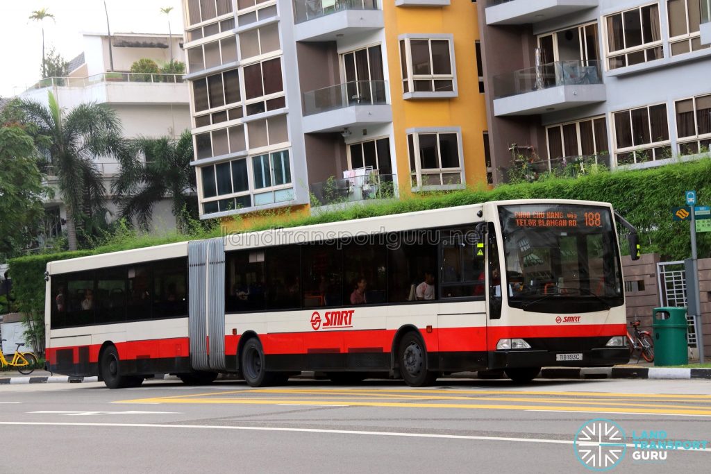 SMRT Buses Mercedes-Benz O405G (TIB1193C) - Service 188