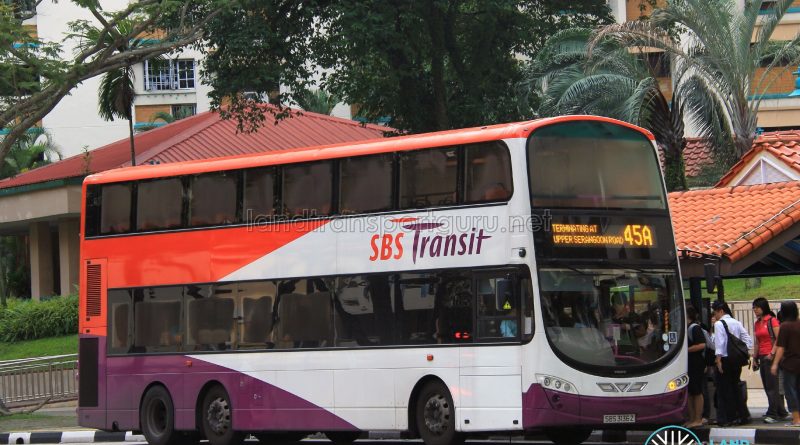SBS Transit Volvo B9TL Wright (SBS3136Z) - Service 45A