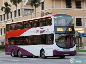 SBS Transit Volvo B9TL Wright (SBS3369T) - Service 52