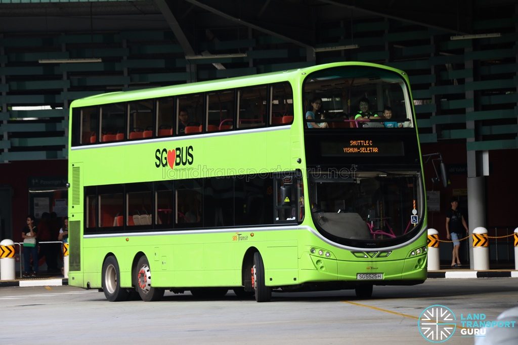 SBS Transit Volvo B9TL Wright (SG5525H) - Seletar Bus Depot Carnival Shuttle C