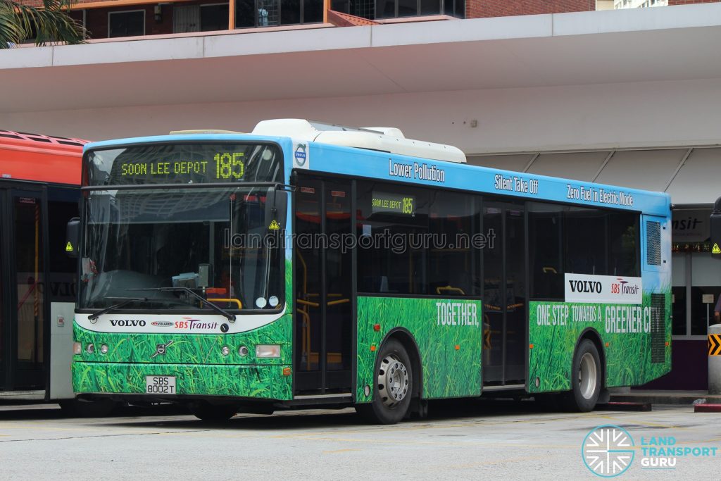 Volvo B5RLE Hybrid (SBS8002T) - Service 185