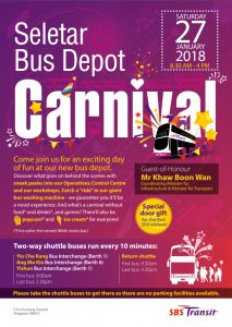 Seletar Bus Depot Carnival Poster