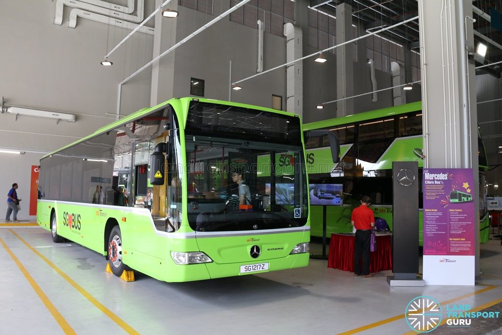 SBS Transit Mercedes Benz O530 Citaro (SG1217Z) - On Display at Seletar Bus Depot Carnival