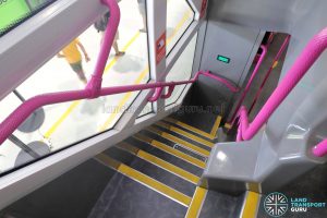 Volvo B8L (SG4003D) - Staircase from Upper Deck