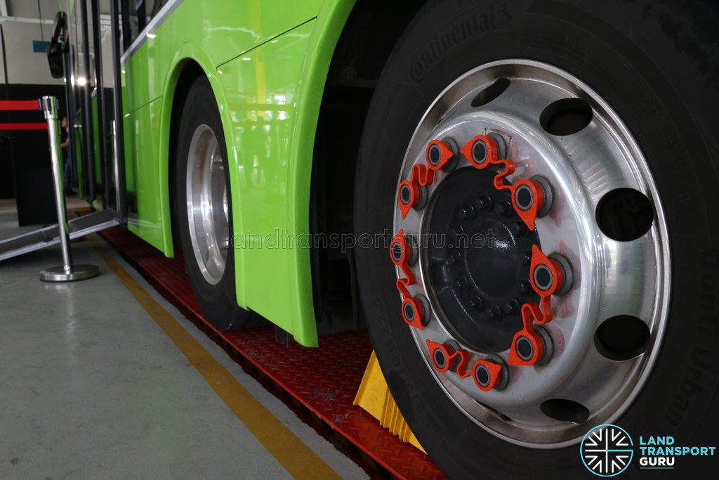 New wheel nut indicators for SBS Transit buses
