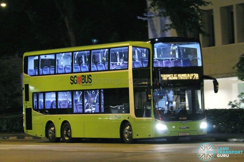 SBS Transit MAN A95 (SG5832X) - Service 7A
