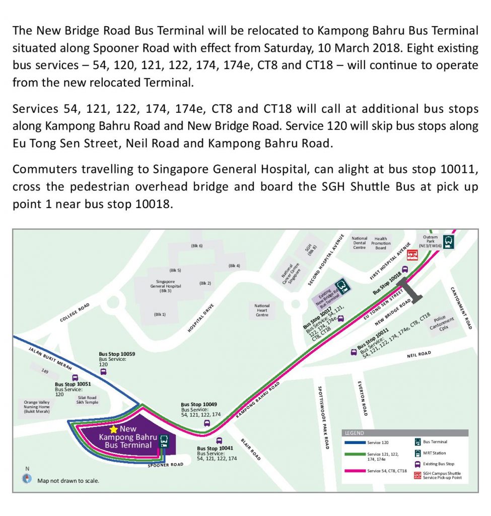 Kampong Bahru Bus Terminal SBS Transit Guide (Back)