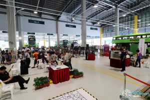 Exhibition Booths at the Seletar Bus Depot Carnival